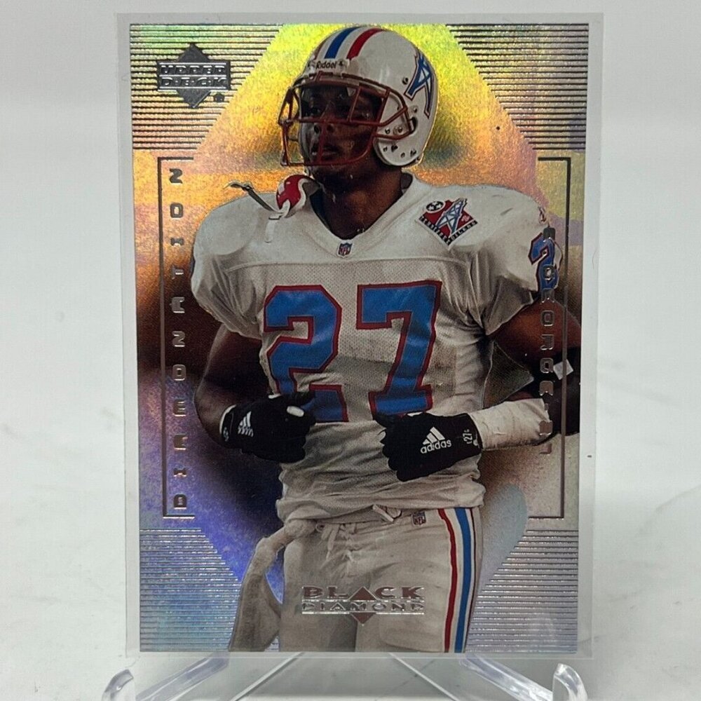 1999 Upper Deck Black Diamond Diamonation Eddie George Card #D2